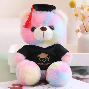 Planet Gates Style 4 / 23cm 23cm Graduate Bear With Hat Plush Toys Stuffed Animals Bear Plush Toys Doll Pillow Kids Lovers Birthday Baby Gift