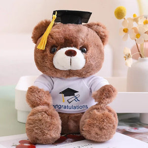 Planet Gates Style 5 / 23cm 23cm Graduate Bear With Hat Plush Toys Stuffed Animals Bear Plush Toys Doll Pillow Kids Lovers Birthday Baby Gift