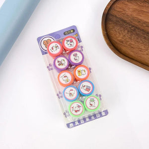 Planet Gates Style 6 10PCS Disney Frozen Elsa Superhero seal Spider Party Favor Kids Birthday Party Gift Spider Man Stamp Boy Christmars Gift