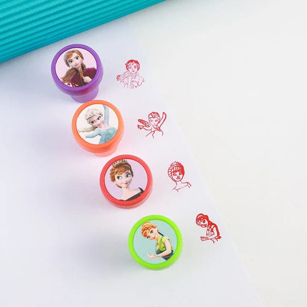 Planet Gates Style 6 10PCS Disney Frozen Elsa Superhero seal Spider Party Favor Kids Birthday Party Gift Spider Man Stamp Boy Christmars Gift