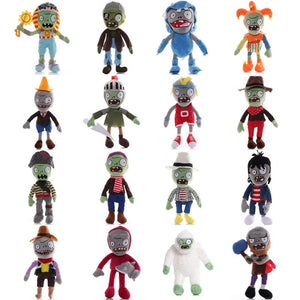 Planet Gates Style 6 1pcs 30cm Plants vs Zombies Plush Toys PVZ Zombies Gargantuar Hats Pirate Zombies Plush Soft Stuffed Toys for Children Kids Gift