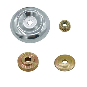 Planet Gates style A 4x Grass Trimmer Head Adapter Attachment Nut Fixing Kit Trimmer Head Lawnmower Blade for Stihl Trimmer Brush Cutter Garden Tool