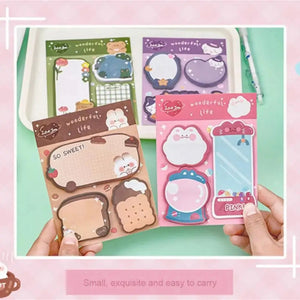 Planet Gates Style A 60sheets Sticky Notes Cute Cartoon Colorful Memo Pad Ins Kawaii Stationery Posted Tabs Its Memo Message Paper School Supplies