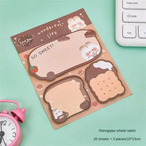 Planet Gates Style A 60sheets Sticky Notes Cute Cartoon Colorful Memo Pad Ins Kawaii Stationery Posted Tabs Its Memo Message Paper School Supplies