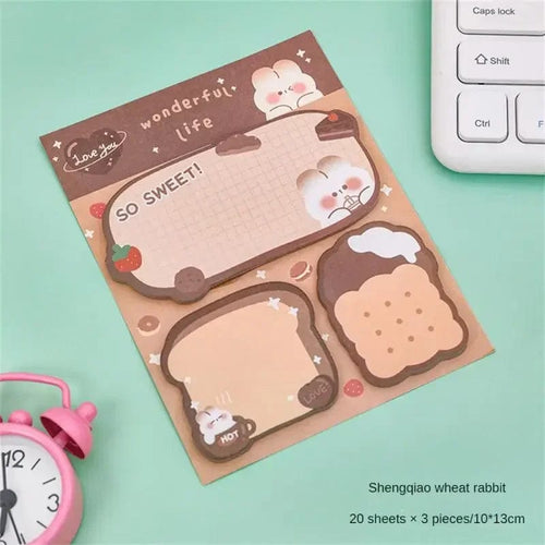 Planet Gates Style A 60sheets Sticky Notes Cute Cartoon Colorful Memo Pad Ins Kawaii Stationery Posted Tabs Its Memo Message Paper School Supplies