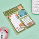 60sheets Sticky Notes Cute Cartoon Colorful Memo Pad Ins Kawaii Stationery Posted Tabs Its Memo Message Paper School Supplies