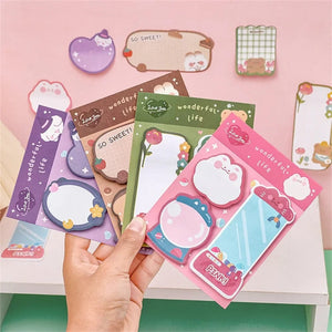 Planet Gates Style A 60sheets Sticky Notes Cute Cartoon Colorful Memo Pad Ins Kawaii Stationery Posted Tabs Its Memo Message Paper School Supplies