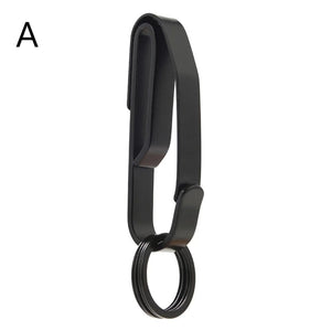 Planet Gates Style A Stainless Steel Car Keys Clip Waist Hanging Keyring Holder Belt Outdoor Portable Keychain Buckle Anti-Lost Hanging Clip