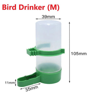 Planet Gates Style C 1pc / CHINA 1/2/4PCS Bird Feeder Plastic Food Water Feeding Automatic Drinker Parrot Pet Parrot Drinking Cup Bowls Pet Bird Supplies
