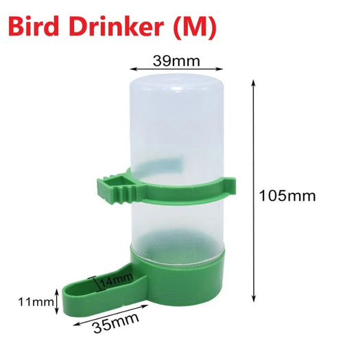 Planet Gates Style C 1pc / CHINA 1/2/4PCS Bird Feeder Plastic Food Water Feeding Automatic Drinker Parrot Pet Parrot Drinking Cup Bowls Pet Bird Supplies