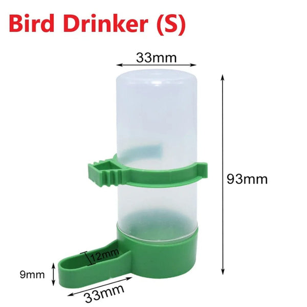 Planet Gates Style C 1pc / CHINA 1/2/4PCS Bird Feeder Plastic Food Water Feeding Automatic Drinker Parrot Pet Parrot Drinking Cup Bowls Pet Bird Supplies