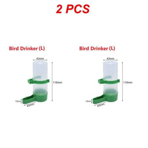 Planet Gates Style C 1pc / CHINA 1/2/4PCS Bird Feeder Plastic Food Water Feeding Automatic Drinker Parrot Pet Parrot Drinking Cup Bowls Pet Bird Supplies