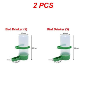 Planet Gates Style C 1pc / CHINA 1/2/4PCS Bird Feeder Plastic Food Water Feeding Automatic Drinker Parrot Pet Parrot Drinking Cup Bowls Pet Bird Supplies