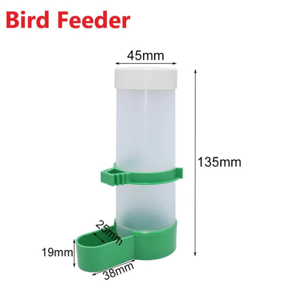 Planet Gates Style C 1pc / CHINA 1/2/4PCS Bird Feeder Plastic Food Water Feeding Automatic Drinker Parrot Pet Parrot Drinking Cup Bowls Pet Bird Supplies