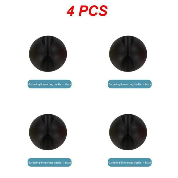 Planet Gates Style C 1pc / CHINA 1/2/4PCS Cable Organizer Wire Winder Earphone Holder Cord Clip Office Desktop Phone Cables Silicone Tie Fixer Wire Management