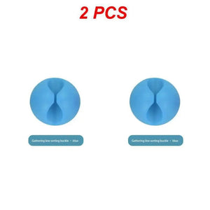 Planet Gates Style C 1pc / CHINA 1/2/4PCS Cable Organizer Wire Winder Earphone Holder Cord Clip Office Desktop Phone Cables Silicone Tie Fixer Wire Management