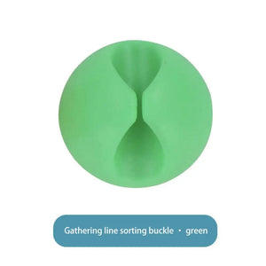 Planet Gates Style C 1pc / CHINA 1/2/4PCS Cable Organizer Wire Winder Earphone Holder Cord Clip Office Desktop Phone Cables Silicone Tie Fixer Wire Management