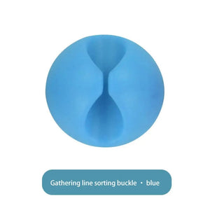 Planet Gates Style C 1pc / CHINA 1/2/4PCS Cable Organizer Wire Winder Earphone Holder Cord Clip Office Desktop Phone Cables Silicone Tie Fixer Wire Management