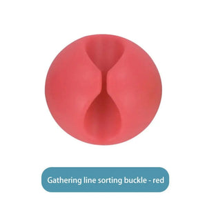 Planet Gates Style C 1pc / CHINA 1/2/4PCS Cable Organizer Wire Winder Earphone Holder Cord Clip Office Desktop Phone Cables Silicone Tie Fixer Wire Management