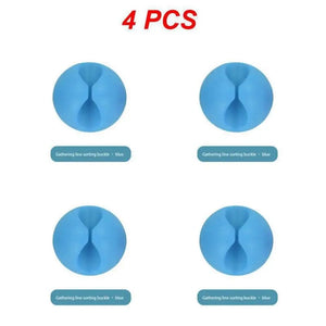 Planet Gates Style C 1pc / CHINA 1/2/4PCS Cable Organizer Wire Winder Earphone Holder Cord Clip Office Desktop Phone Cables Silicone Tie Fixer Wire Management