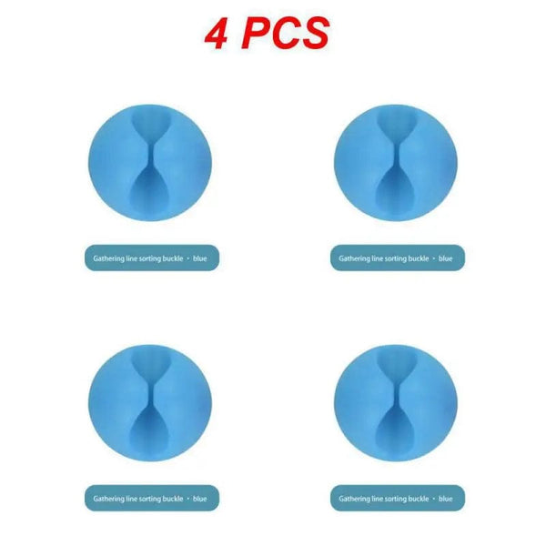 Planet Gates Style C 1pc / CHINA 1/2/4PCS Cable Organizer Wire Winder Earphone Holder Cord Clip Office Desktop Phone Cables Silicone Tie Fixer Wire Management