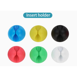 Planet Gates Style C 1pc / CHINA 1/2/4PCS Cable Organizer Wire Winder Earphone Holder Cord Clip Office Desktop Phone Cables Silicone Tie Fixer Wire Management