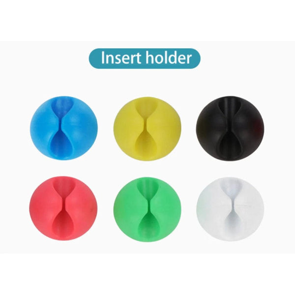 Planet Gates Style C 1pc / CHINA 1/2/4PCS Cable Organizer Wire Winder Earphone Holder Cord Clip Office Desktop Phone Cables Silicone Tie Fixer Wire Management