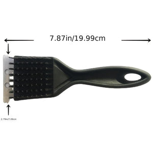 Planet Gates Style1 1pc Grill Cleaner Portable Deep Cleaning Steel Brush Plastic Handle BBQ Cleaning Brush BBQ Accessories Kitchen Gadgets, 20.32cm, School Supplies, Back To School