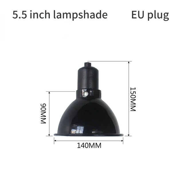 Planet Gates style1 (5.5 inch) EU Reptile 5.5/8.5/10 Inch Deep Dome Lampshade Pet Snakes Lizards Geckos Terrariums Anti-scald Protective Shade Light Fixture