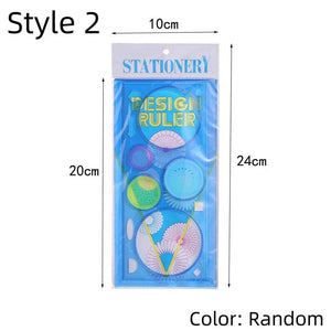Planet Gates Style2 1PC 22/4/1PC Spirograph Ruler Drawing Scratch Painting Toys Interlocking Gears Wheels Painting Drawing Accessories Educational Toy