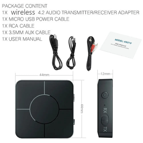 Planet Gates style2 / CHINA Audio Transmitter Receiver Bluetooth-compatible 5.0 RCA Wireless Music Audio Adapter with Mic for PC TV Car Intelligent System