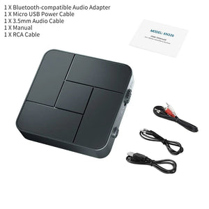 Planet Gates style2 / CHINA Audio Transmitter Receiver Bluetooth-compatible 5.0 RCA Wireless Music Audio Adapter with Mic for PC TV Car Intelligent System