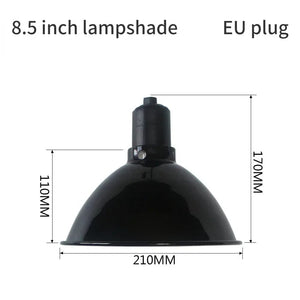 Planet Gates style3 (8.5 inch) EU Reptile 5.5/8.5/10 Inch Deep Dome Lampshade Pet Snakes Lizards Geckos Terrariums Anti-scald Protective Shade Light Fixture