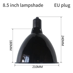 Planet Gates style4 (8.5 inch) EU Reptile 5.5/8.5/10 Inch Deep Dome Lampshade Pet Snakes Lizards Geckos Terrariums Anti-scald Protective Shade Light Fixture
