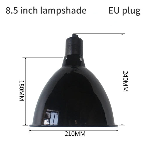 Planet Gates style4 (8.5 inch) EU Reptile 5.5/8.5/10 Inch Deep Dome Lampshade Pet Snakes Lizards Geckos Terrariums Anti-scald Protective Shade Light Fixture