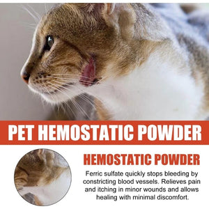 Planet Gates Styptic Stop Bleeding Powder Safe For Dogs Cats Pet Puppy Blood Stopper Anti-inflammatory Anti-bacterial Broken Injury
