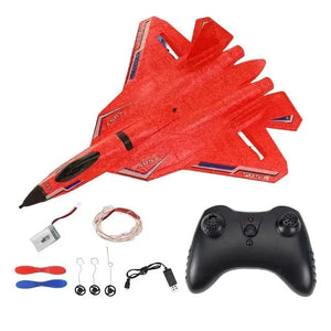Planet Gates SU57 RED 1 Battery / CHINA RC Plane F22 raptor Helicopter Remote Control aircraft 2.4G Airplane Remote Control EPP Foam plane Children toys