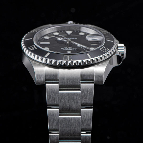 Planet Gates Sugess Diver Water Men Watch Ghost Luxury Automatic Mechanical Watches Nh35 Movement Ceramic Bezel 20ATM Luminous Calendar