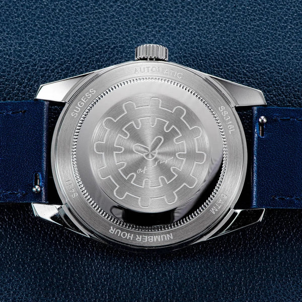 Planet Gates Sugess Watch of Men Automatic Mechanical Wristwatches ST1721 Movement Luminous Simple Fashion Clock Waterproof Glass S451 New