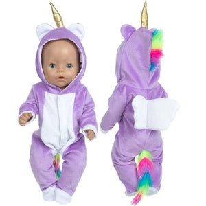 Planet Gates Suit+Shoes Dolls Outfit For 17 inch 43cm Baby Doll Cute Jumpers Rompers Doll Clothes