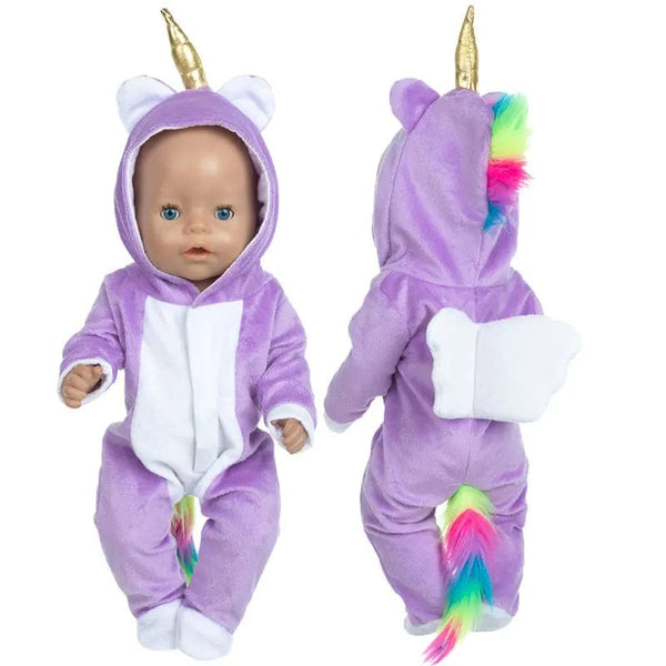 Planet Gates Suit+Shoes Dolls Outfit For 17 inch 43cm Baby Doll Cute Jumpers Rompers Doll Clothes