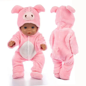 Planet Gates Suit+Shoes Dolls Outfit For 17 inch 43cm Baby Doll Cute Jumpers Rompers Doll Clothes