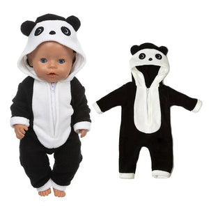 Planet Gates Suit+Shoes Dolls Outfit For 17 inch 43cm Baby Doll Cute Jumpers Rompers Doll Clothes