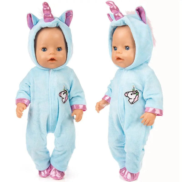 Planet Gates Suit+Shoes Dolls Outfit For 17 inch 43cm Baby Doll Cute Jumpers Rompers Doll Clothes