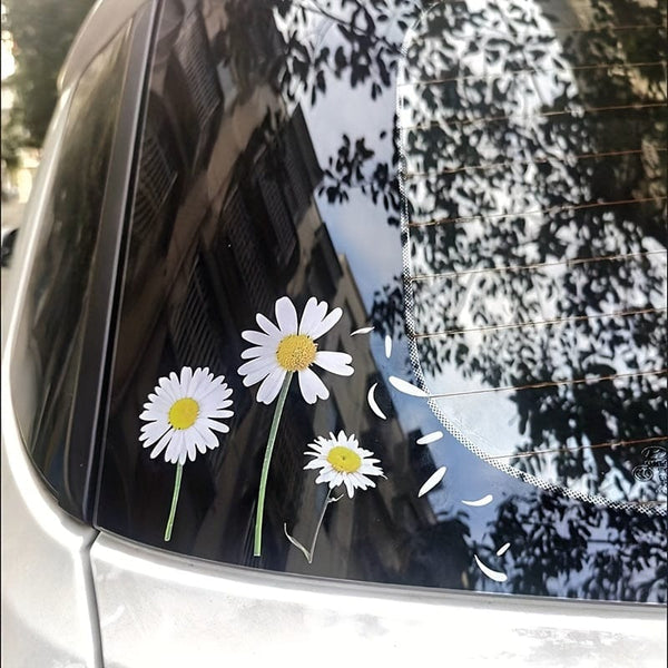 Planet Gates Suitable For Car Body Scratch Masking Rear Daisy Cute Fun Decorative Sticker