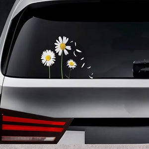 Planet Gates Suitable For Car Body Scratch Masking Rear Daisy Cute Fun Decorative Sticker