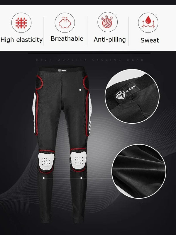 Planet Gates SULAITE Motorcycle Armor Trousers Motocross Pants Long Armor Knee Crotch Hip Protection Motorbike Riding Racing Equipment Shorts