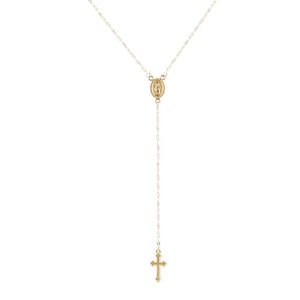 Planet Gates SUMENG 2024 New Fashion Vintage Christian Cross Bohemia Religious Rosary Pendant Necklace For Women Charm Jewelry Gifts