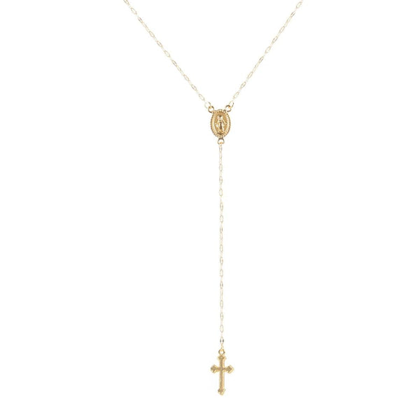 Planet Gates SUMENG 2024 New Fashion Vintage Christian Cross Bohemia Religious Rosary Pendant Necklace For Women Charm Jewelry Gifts