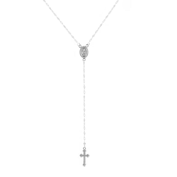 Planet Gates SUMENG 2024 New Fashion Vintage Christian Cross Bohemia Religious Rosary Pendant Necklace For Women Charm Jewelry Gifts